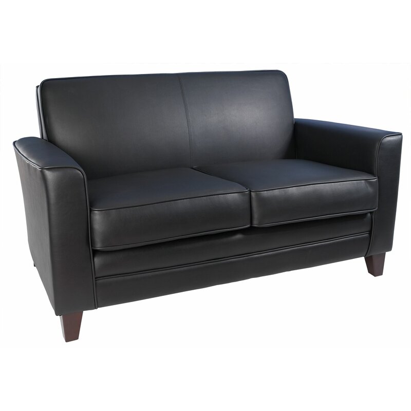 Brayden Studio 2Sitzer Sofa aus Leder Wayfair.de